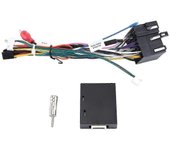 Adaptador de enchufe de arnés de cableado de cable de alimentación de cable CANBus con decodificador de bus CAN para Alfa Romeo 147 159 Negro