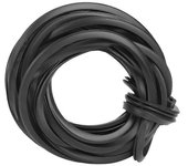 Línea de tira de caucho de invernadero negro Cable Accesorios de invernadero Suministros para sellado de vidrio 4m