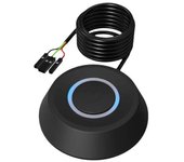 Interruptor de escritorio de computadora Placa base de PC de 1,8 m Encendido externo Botón de luz LED Cable de extensión Interruptor de inicio redo...