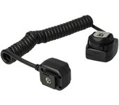 vhbw Cable de flash TTL compatible con Canon EOS 5D, 450D, 50D, 500D, 40D, 5D Mark II, cámara 550D, unidad de flash - cable de sincronización, 30 c...