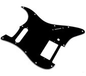 Golpeador de guitarra negro de 3 capas para Fender HS Single Strat Humbucker
