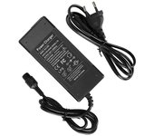 Cargador de scooter eléctrico 42V 2A Adaptador de corriente de batería para accesorios de scooter eléctrico M365 Enchufe de la UE Negro