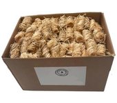 Encendedores naturales para estufas de leña, fuego, encendedor para estufa, cocina de barbacoa, lana de madera natural Como se muestra