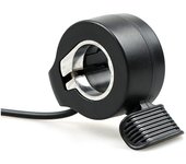 Scooter eléctrico plegable Acelerador de dedo Acelerador de dedo con cable corto V eléctrico Negro