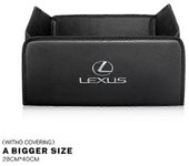Caja de almacenamiento de viaje plegable de la bolsa organizadora de cuero del coche para Lexus IS250 IS200 CT200h GS300 LS430 RX450h LX570 IS300 E...