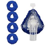 Los forros de la mascarilla Cpap La tela reutilizable Las fundas de confort reducen las fugas de aire y la irritación de la piel