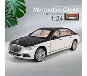 Nueva simulación 1:24 Maybach S680 Modelo De Coche De Aleación Sonido Y Luz Tirar Atrás Coche De Juguete Die-Cast Colección Niños Decoración Regalo...