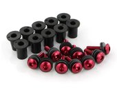Para Ducati 748 916 996 998 749 999 848 1098 1198 Kits de pernos de parabrisas de motocicleta Tornillos de parabrisas Juego de aluminio M4 * 16 10 ...