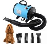 Mintian Secador de pelo para perros, Secador de pelo para el aseo de mascotas, Soplador de secador para mascotas de velocidad continua, Secador de ...