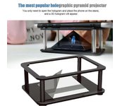Proyector de soporte de exhibición holográfica 3D Teléfono móvil H6Y9 Holograma de Bracke Q5I3