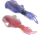 2pcs Realistas Reef Squid Model Toys, Simulated Sea Life Animals Figurine Collection