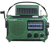 GreenKaito KA500BLK Radio de alerta meteorológica de emergencia AM/FM/SW de 5 vías, negro