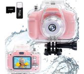 Other Cámara para niños Cámara digital impermeable submarina para niños Pantalla Ips de 2 pulgadas X200 Hd Cámara de acción de video para niños de ...