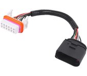Conector delantero de xenón de la lámpara del arnés del cableado del faro para -Porsche Cayenne 2003-2006 955-631-239-11 Cableado del faro Como se ...