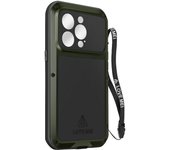 LoveMEI Love Mei Funda impermeable a prueba de golpes de cuerpo completo para iPhone 14 Pro Max Khaki Verde
