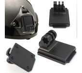 Zk- For Gopro Hero Action Camera Mount Helmet Aluminum Mount Adapter For Gopro 8 7 6 5 4 3 Hunting Military Cs Nvg Mount Bracket