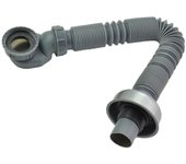 Tubo de drenaje de fregadero universal 90cm Expansible flexible P-trampa Diseño a prueba de olores Manguera de descarga de rosca para rosca de 45-4...