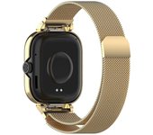 Para Xiaomi Redmi Watch 4 Correa de reloj milanesa de acero inoxidable con caja de metal