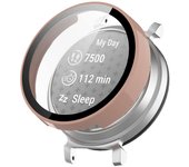 Para la cubierta de la funda de protección del reloj de PC duro Garmin Lily 2 con película de pantalla de vidrio templado Multicolor Style F