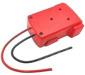 Adaptador de bricolaje de energía de la batería para el conector de batería Milwaukee M18 de 18v Rojo