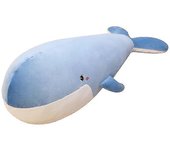 Ballena Peluche Lindo Ballenas Grandes Peluche Mar Ocean Almohada Juguetes Super Suave Azul