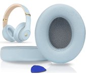 Almohadillas de repuesto almohadillas para los oídos Cojines, almohadillas compatibles con Beats Studio 2.0 y 3 con cable / inalámbrico con cuero d...