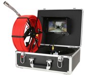 Endoscopio DVR Cámara de video de inspección de tuberías de 7 pulgadas IP68 1080P boroscopio industrial 20M