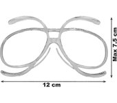 Adaptador de prescripción universal de gafas de esquí y snowboard. Inserto óptico para usuarios de gafas que cabe dentro de cualquier marca de gafa...