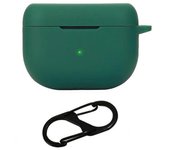 Para funda Jabra Elite 10 Gen 2 con hebilla anti pérdida Auriculares Bluetooth Funda protectora de silicona - Bl Multicolor Blackish Green