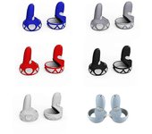 Cubierta protectora del mango VR Cubierta de agarre del controlador para Oculus Quest 2 Silicona protectora antideslizante antiarañazos