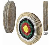 Feelglad Straw Archery Target, Arcos de tiro al aire libre sólidos tradicionales hechos a mano Dardos de tiro para