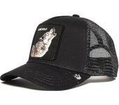 Unbrand Gorra de béisbol de malla unisex Moda Visera solar de verano Sombrero Snapback Sombreros de camionero Lobo