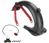 Kit de guardabarros trasero para Ninebot G30 Max Scooter eléctrico Guardabarros trasero con acceso de reemplazo de luz trasera