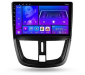 2 Din para Peugeot 207 207CC 2007-2013 Carplay 4G WIFI Android Auto Reproductor de radio de coche Estéreo Coche Multimedia Reproductor de vídeo GPS...