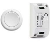 Interruptor de luz inalámbrico para el hogar inteligente RF 433 MHz Control remoto AC 110V 220V Receptor Botón pulsador Dormitorio Interruptor de l...