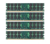 16GB 4X4GB PC2-6400 DDR2 800MHZ 240Pin para AMD Memoria de escritorio dedicada Ram 1.8V SDRAM Solo para AMD verde