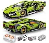 Nuevos bloques de construcción y juego de juguetes de ingeniería del MOC del súper coche deportivo caliente, regalos del modelo del coche deportivo...
