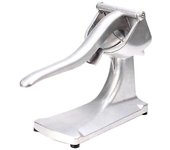 Exprimidor manual de cítricos de naranja y limón de alta resistencia Exprimidor de frutas Herramienta de prensa manual de 9 pulgadas plata