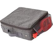Gato plegable para bandeja de arena de viaje a prueba de fugas con tapa con cremallera Inodoro portátil para gatos para coche de hotel al aire libr...