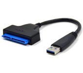Cable adaptador USB 3.0 a SATA para unidades SSD/HDD de 2,5 pulgadas - Convertidor y cable externo SATA a USB 3.0,Convertidor USB 3.0 - SATA III (S...