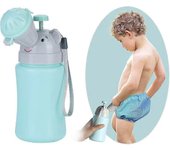 Urinario portátil Niño Bebé orinal orinal Emergencia Niños Niñas Inodoro Botella retráctil Orina a prueba de fugas Urinoi para viajes en coche Camp...