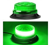 Jimonzi Base magnética LED Luz estroboscópica de emergencia azul Luz de advertencia de peligro intermitente en el techo de la policía del coche 12V...