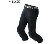 Niños Niños Mallas deportivas acolchadas Pantalones de compresión de baloncesto Suministros de acolchado atlético Pantalones de compresión Legging ...