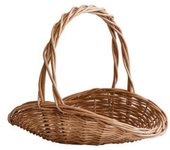 Cesta de picnic Cesta de dulces de Pascua Boda Canastas de niña de flores Cesta de comida rápida Despensa tejida Organiz Como se muestra