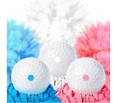 Bolas de golf de revelación de género para bebés Fiestas de revelación de sexo Conjunto de bolas de golf explosivas