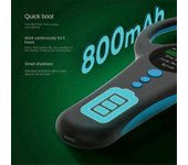 Lector de chip de animal blanco 134.2 / 125KHz Dual Frequency almacena 800 datos Pantalla a color para gatos, perros y