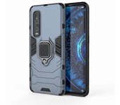 With Cool Guard Ring Holder Kickstand PC+TPU Cover for Oppo Find X2 Pro