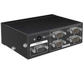 MT-RS104 Divisor RS232 serie activa 1 a 4 Divisor de conmutador bidireccional RS232 4 a 1 con alimentación