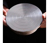 Plato giratorio de aluminio de doble cara de 15 cm-30 cm para plataforma de escultura de arcilla de cerámica Rueda de alfarería Herramientas rotati...