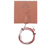100x100mm 100w 220v almohadilla de calentador de silicona para impresora 3d placa de construcción de cama calentada